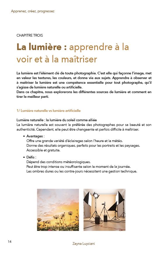 Guide pratique pour les photographes