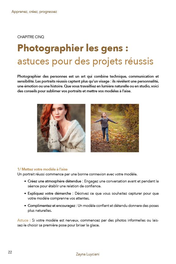 Guide pratique pour les photographes